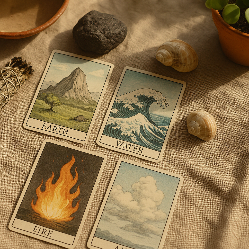 A Influência dos Elementos no Tarot e a Sua Vida